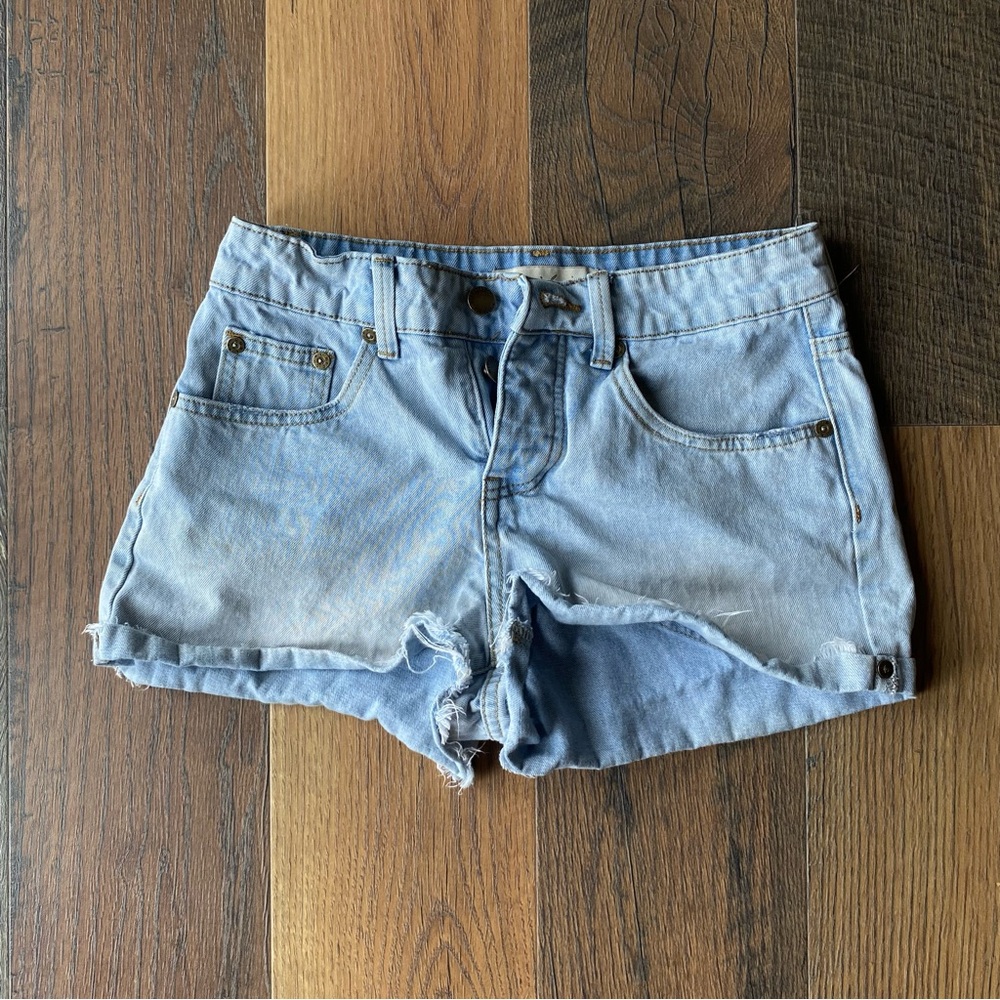Rip Curl High Waisted Denim Shorts